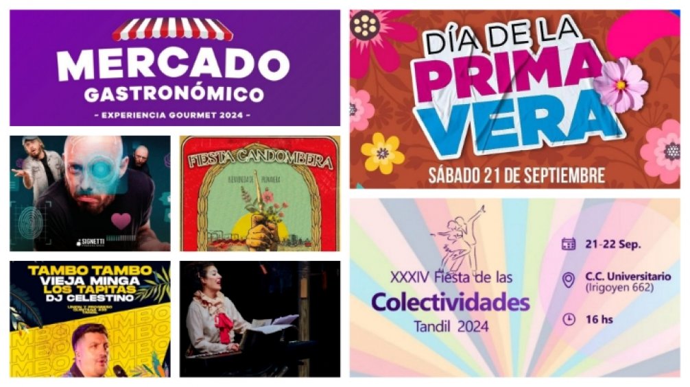 La agenda más completa del fin de semana tandilense